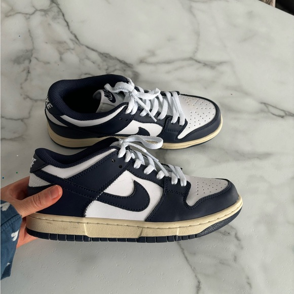 Nike Navy and White Sneakers - Picture 1 of 2